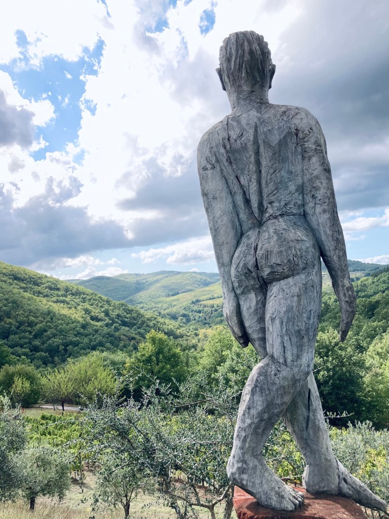 Toskana in den Weinbergen des Chianti